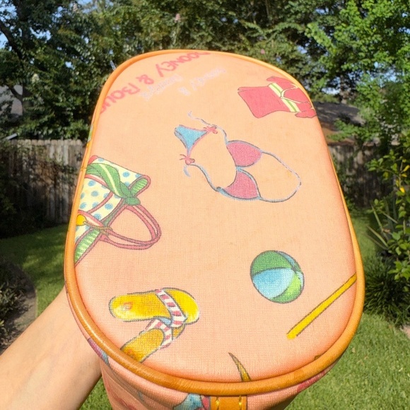 Y2K Dooney & Bourke Pink Beach Small Shoulder Bag , coconut girl, Malibu Barbie - Picture 9 of 17